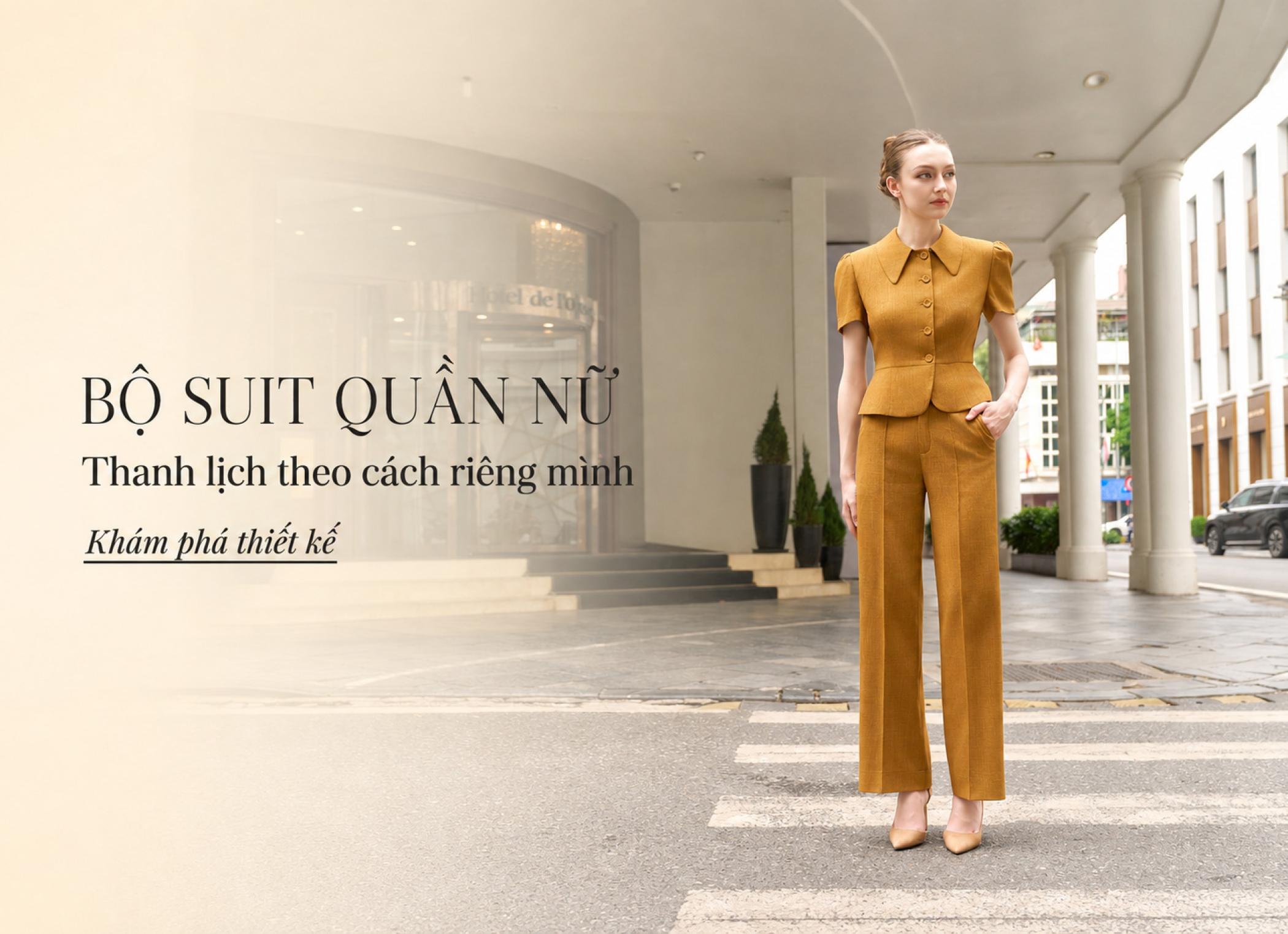 Bộ suit quần nữ